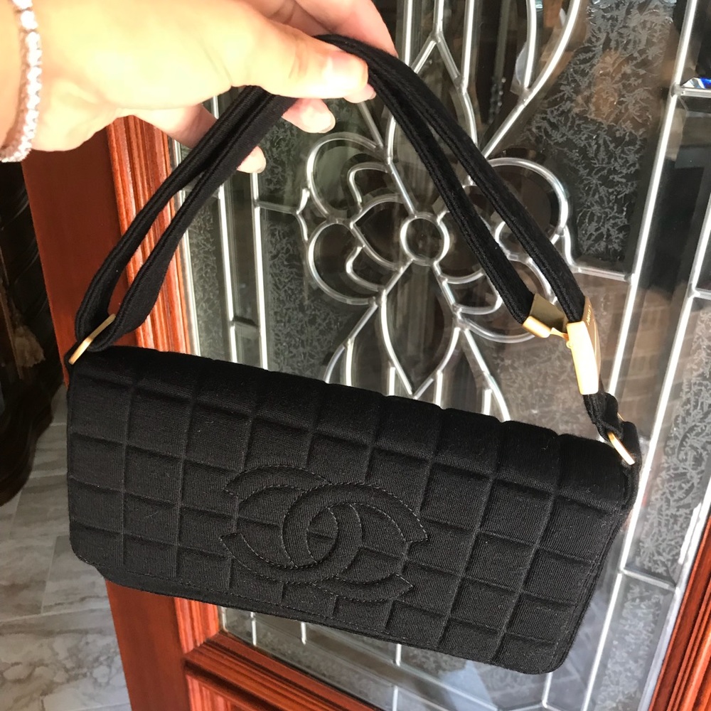 Chanel Chocolate Bar Hand Bag Flap